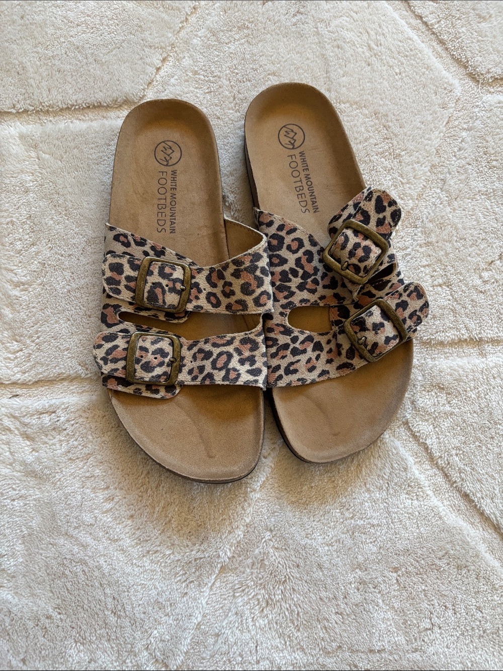 White Mountain Helga Footbed Sandals